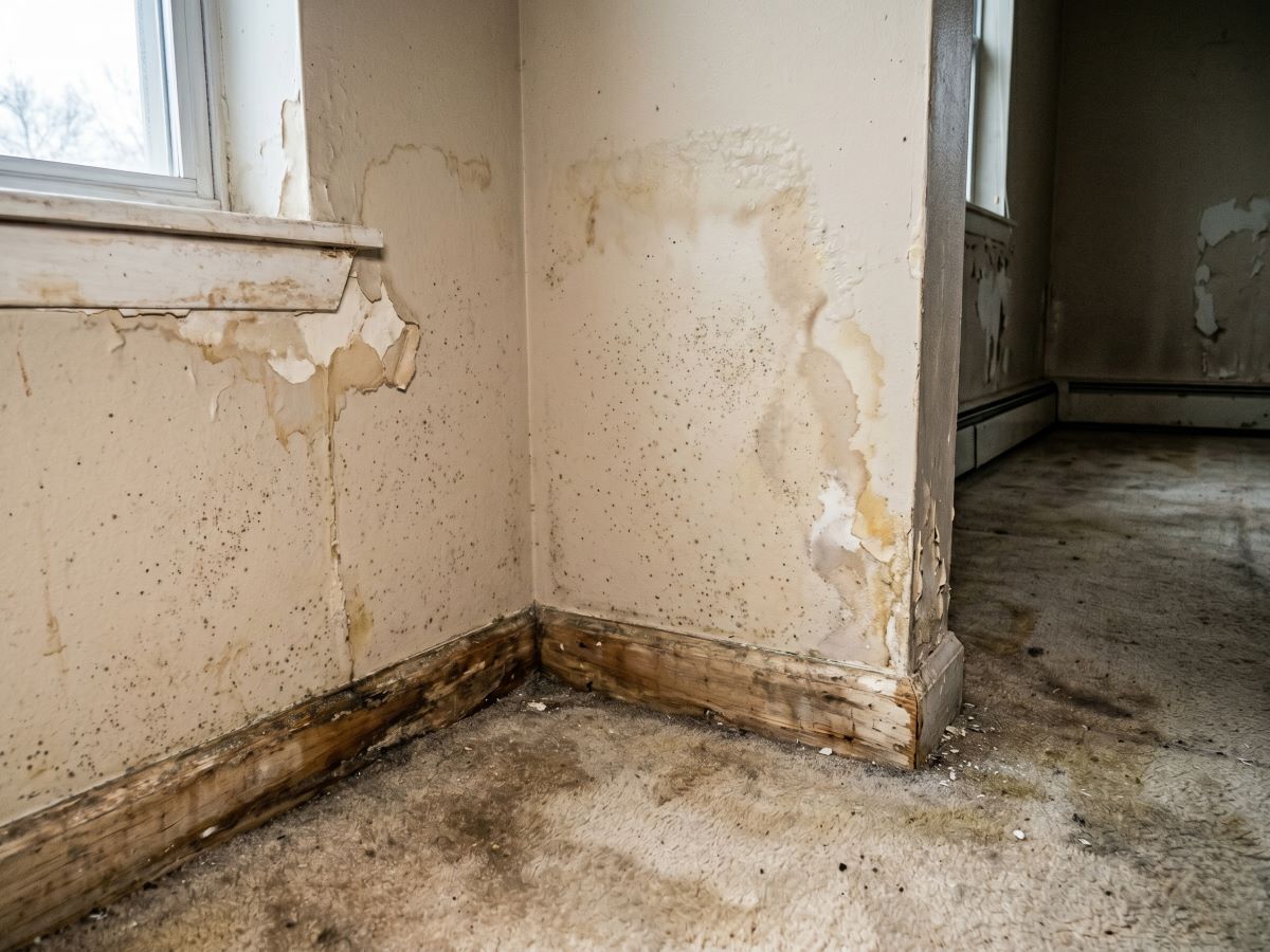 Mold damage remediation